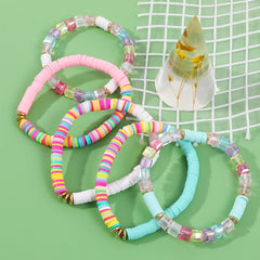 Makersland Soft Pottery Bracelet - Bright Colors for Everyday and Party