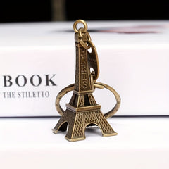 Vintage Eiffel Tower Keychain Keyring Retro Key Chain Pendant