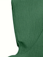 Solid Embroidery Tee & Wide Leg Pants Set