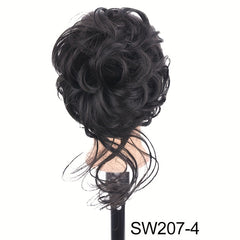 Synthetic Curly Hairpiece Hair Claw Wig Bun Hair Claw Chignon Shark Cla