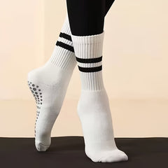Soft Yoga Socks Anti-skid Breathable Sweat Absorption Sports Socks