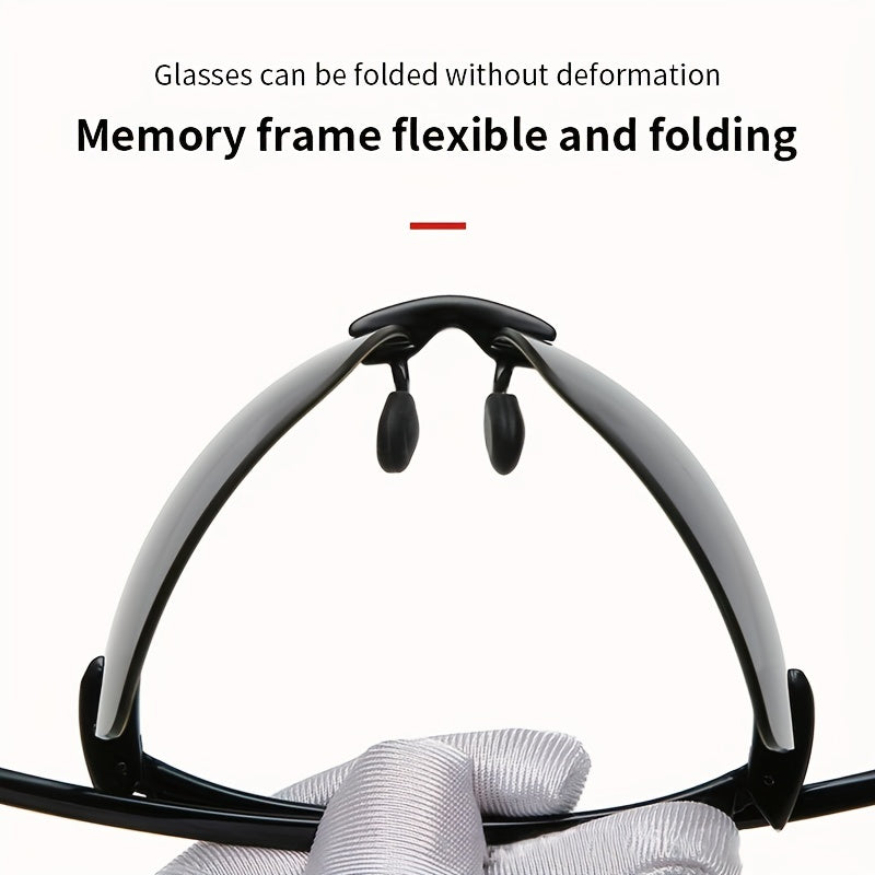Men's Rimless UV400 Sunglasses for Driving Outdoor Fishing