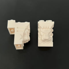 2pcs Animal Statue Decoration Building Blocks Toy