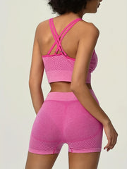 Striped Textured Bra & Panties Set