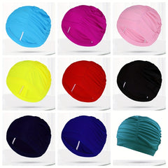Unisex Ear Protection Swimming Cap For Long Hair