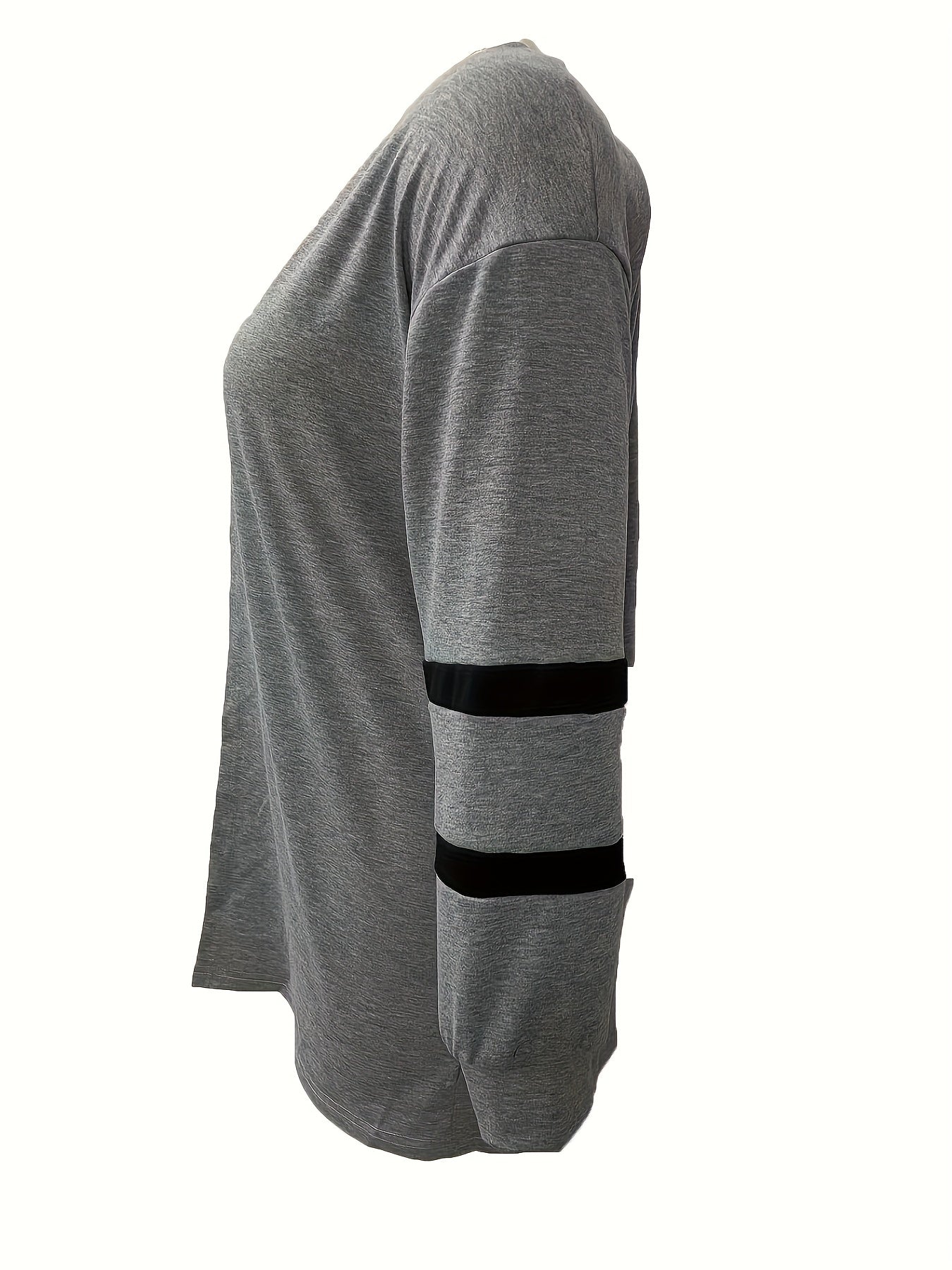 Stripe Print Long Sleeve Open Front Cardigan