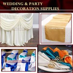 Satin Fabric Solid Colors Wedding Bridal Decoration Apparel Crafts