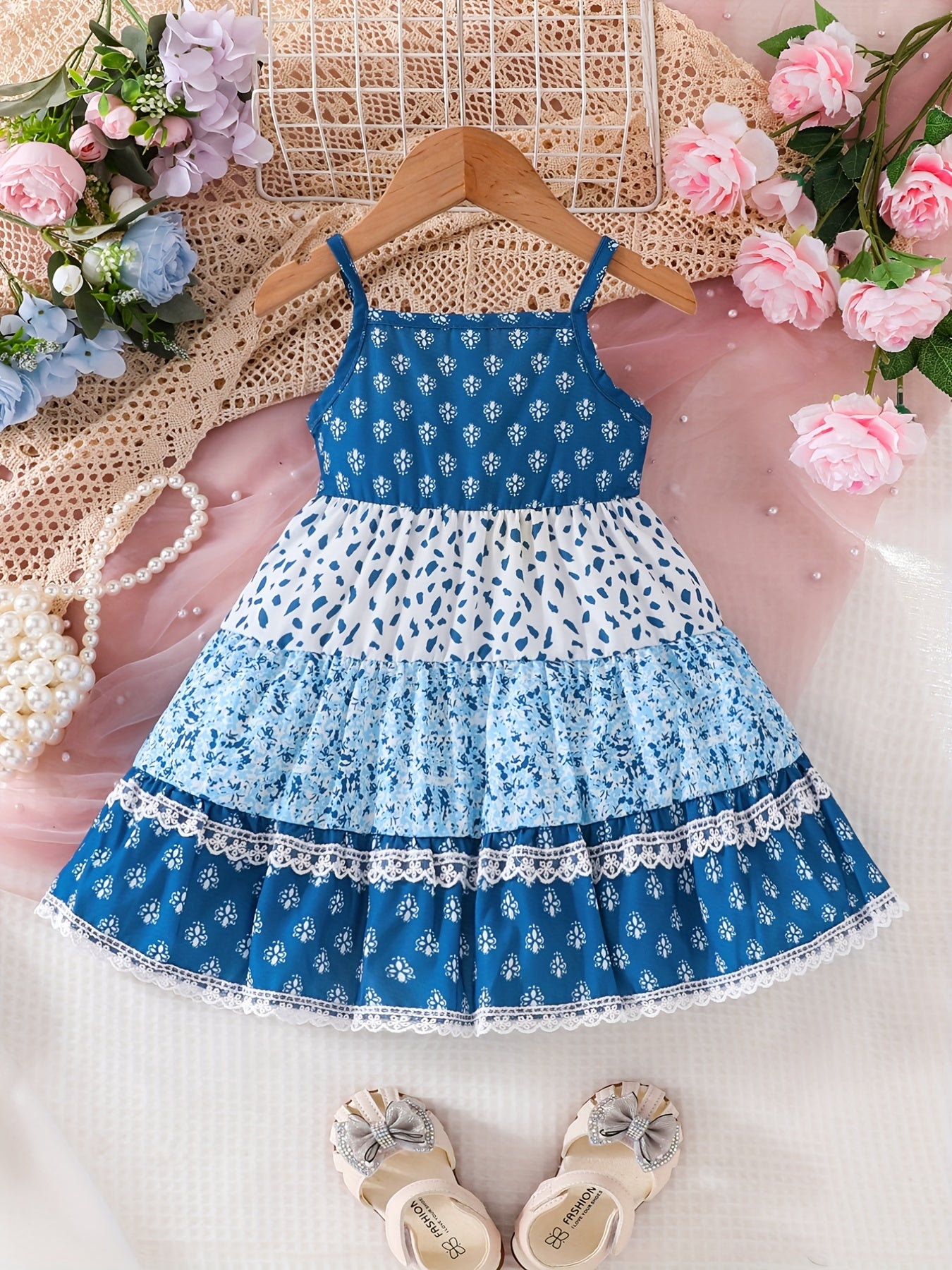 Girl Baby Flower Short Skirt Summer Princess Dress Colorful
