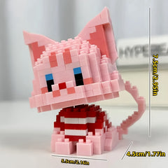 Cat Series Building Blocks DIY Table Decoration Gift