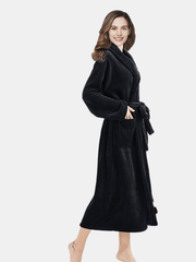 Cozy Flannel Long Robe Women's Sleepwear
