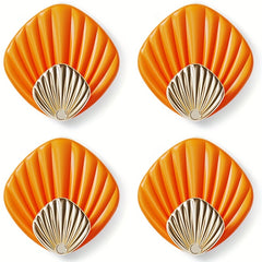 4pcs Seashell Wall Hooks Nautical Home Decor