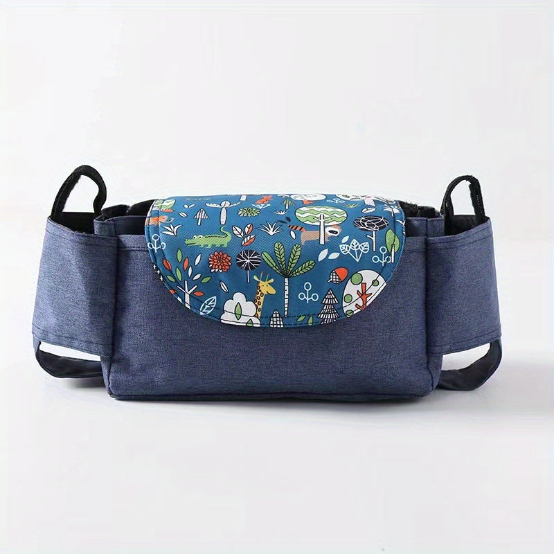 Stroller Hanging Bag Storage Mummy Bag Cartoon Pattern Baby Bottle Holder