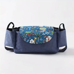 Stroller Hanging Bag Storage Mummy Bag Cartoon Pattern Baby Bottle Holder