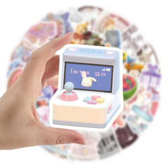 52pcs 3D Amusement Park Cartoon Stickers for Scrapbooks Desks Water Bottles