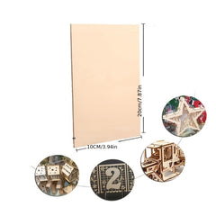 Wooden Craft Board 5mm - DIY Wood Block for Small Houses