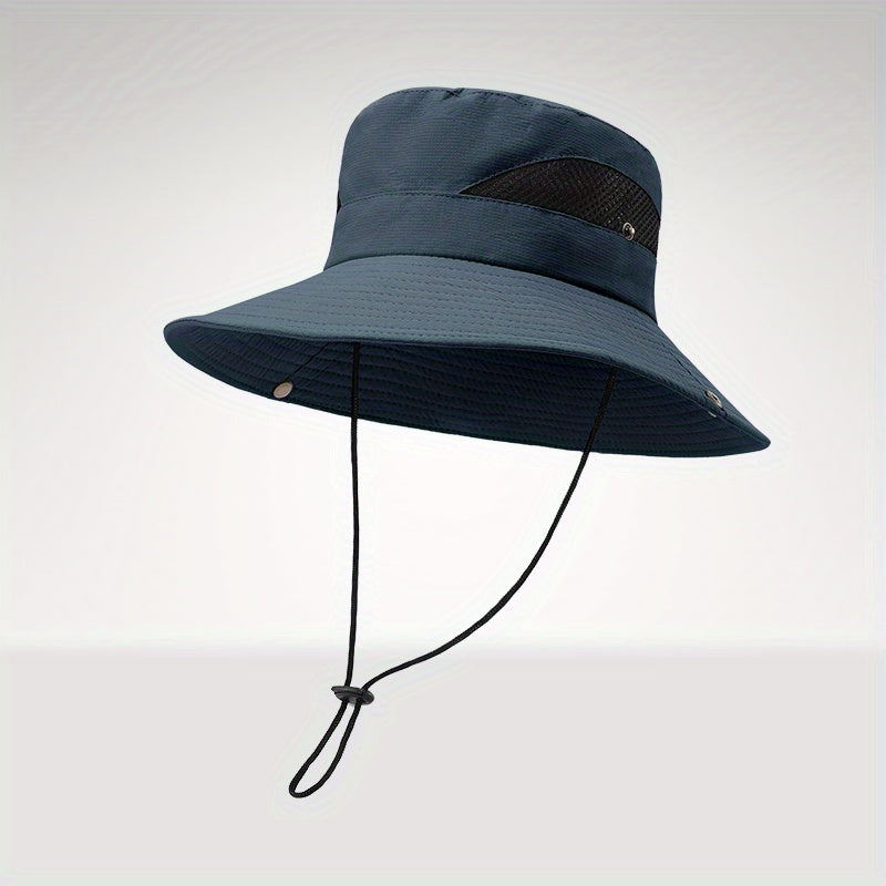 Rolled Brim Bucket Hat Sun Hat Unisex Breathable Waterproof Boonie Hats