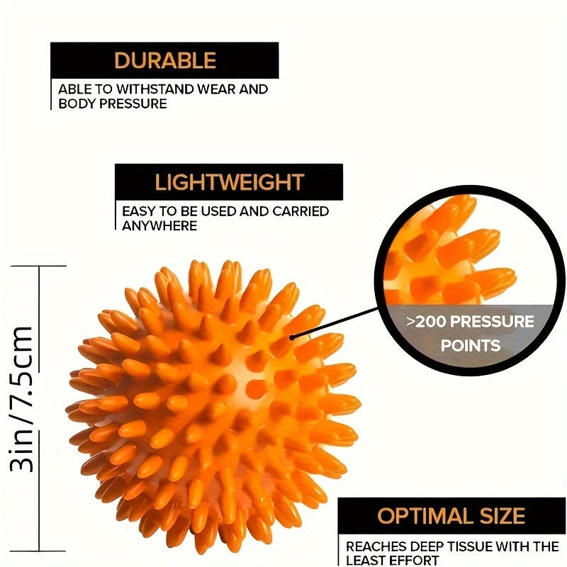 1pc Peanut & Round Massage Ball Set for Fitness & Muscle Relaxation