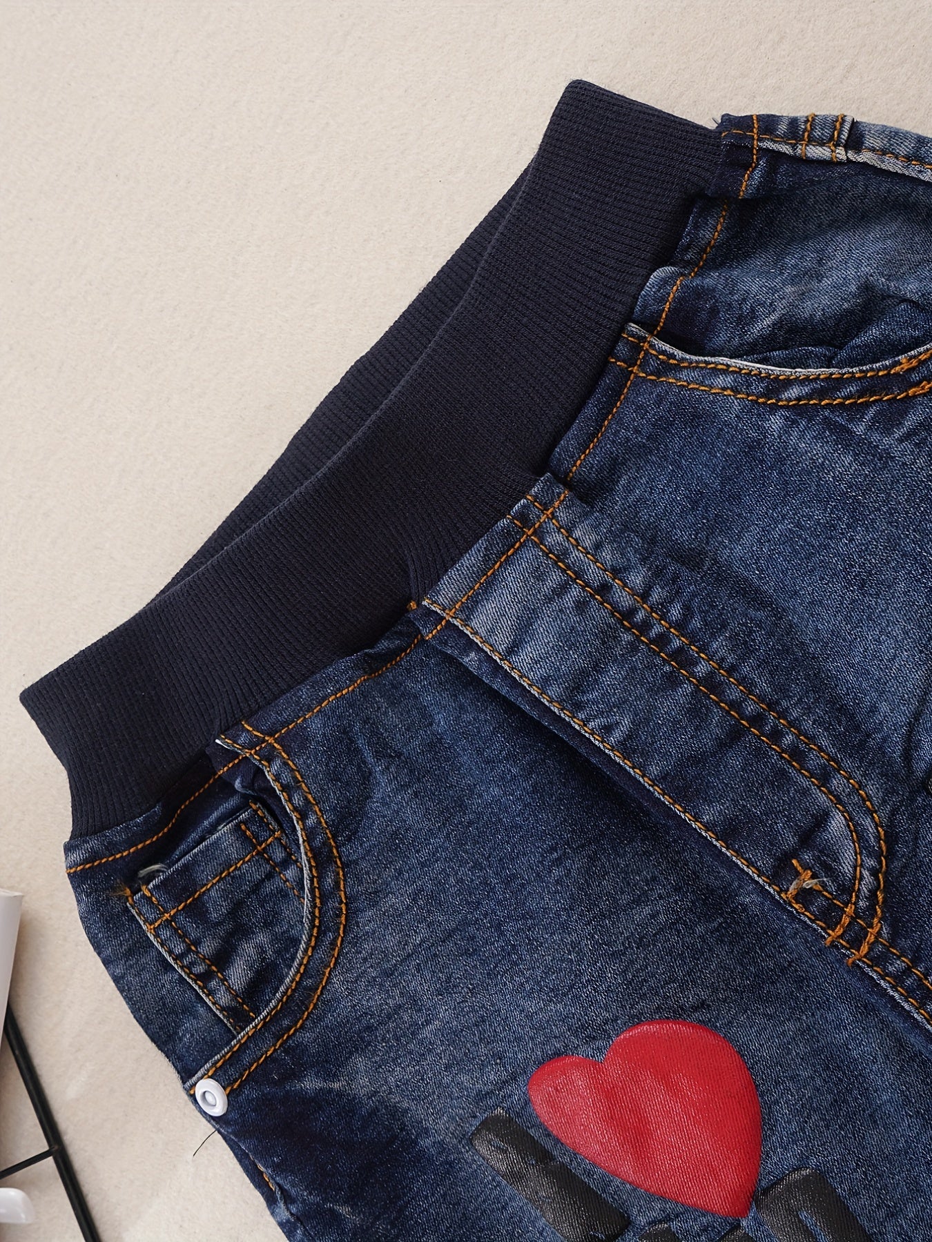 Boys Casual Denim Pants With Pocket for Spring and Autumn