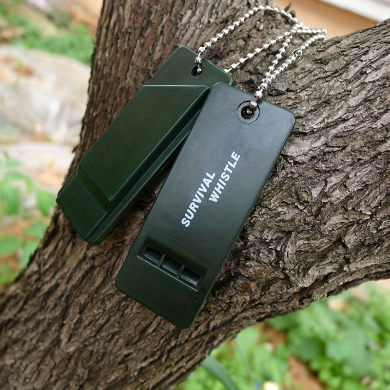 3 Frequency Outdoor Survival Whistle Lifesaving First Aid Treble High