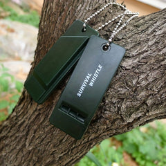 3 Frequency Outdoor Survival Whistle Lifesaving First Aid Treble High