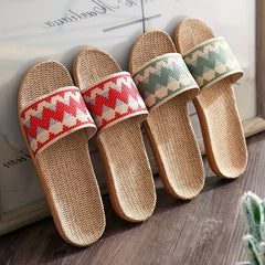 Women's Comfy Home Slides Ultra Light Fabric Open Toe Single Band Shoes