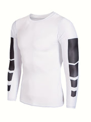 Men's High Stretch Compression Sports Top Moisture Wicking Base Layer