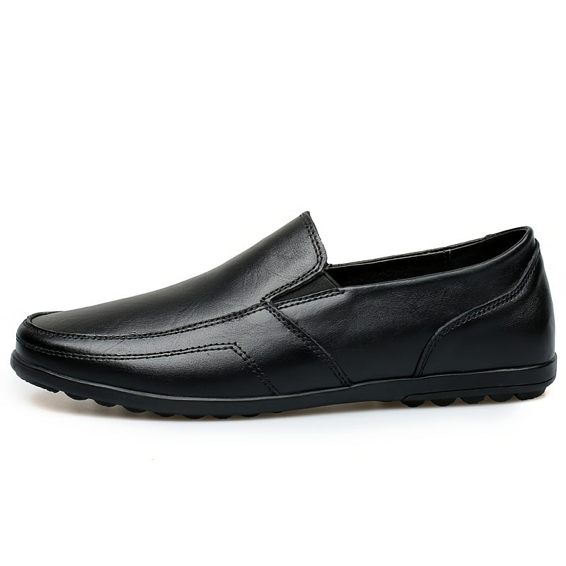 Men's Solid Loafer Shoes Slip On Sneakers for Outdoor Indoor Activities