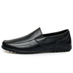 Men's Solid Loafer Shoes Slip On Sneakers for Outdoor Indoor Activities