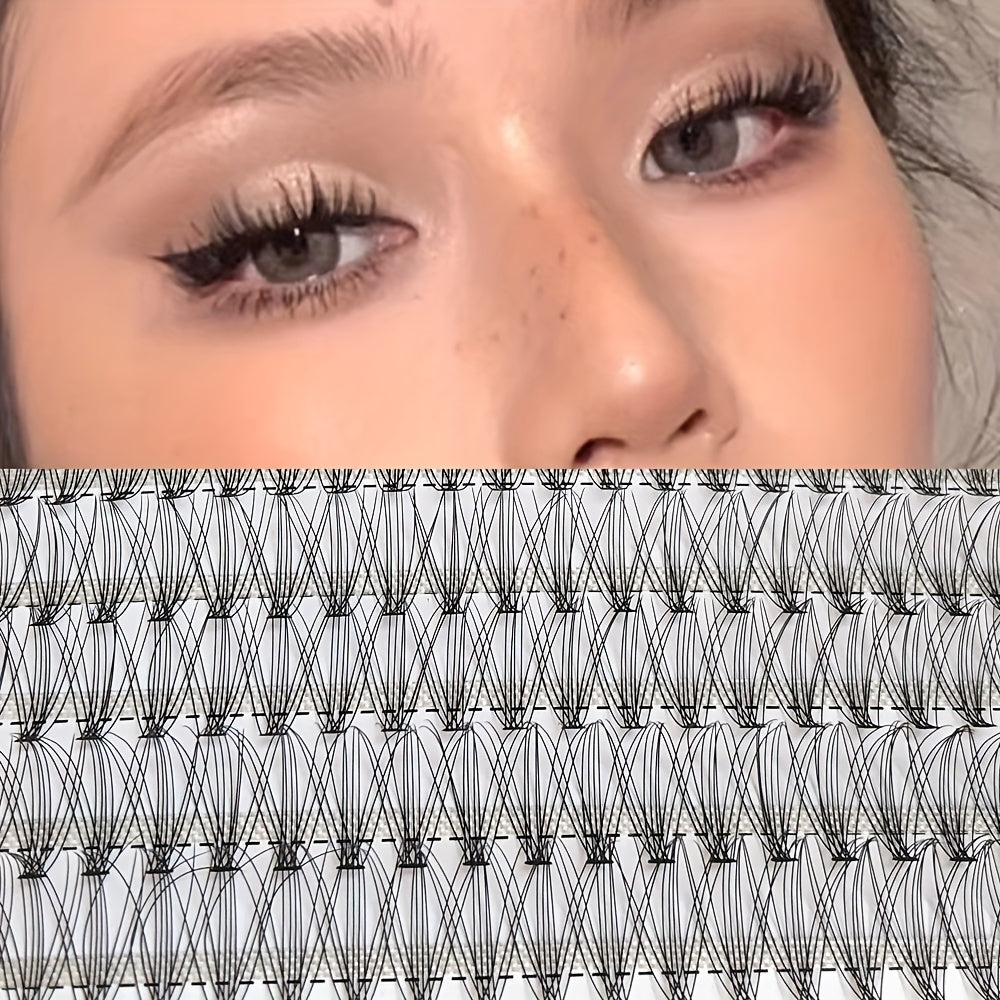 200pcs D Curling Cluster Eyelash Set 9-16mm with Tools