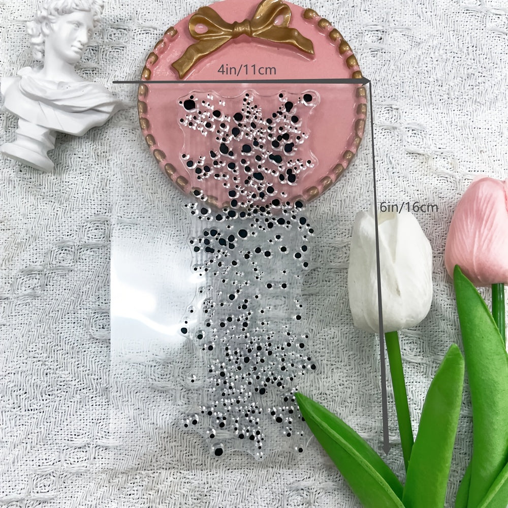 Decorative Background Transparent Silicone Stamp for DIY Card Making