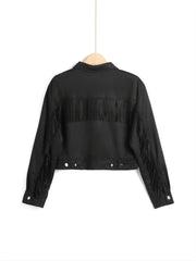 Casual Long Sleeve Button Down Jacket
