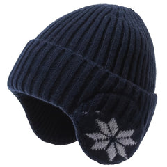 Winter Ski Hats Outdoor Knitted Hats Velvet Thickened Warm