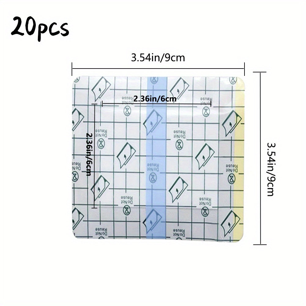 20pcs Waterproof Tattoo Aftercare Bandages Protective Adhesive Film