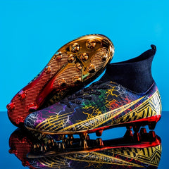 Men's High Top Non Slip AG Soccer Cleats