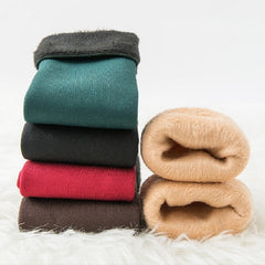 5 Pairs Winter Snow Socks Women's Middle Tube Socks