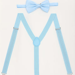 Men's Suspenders Bow Tie Set for Formal Occasions