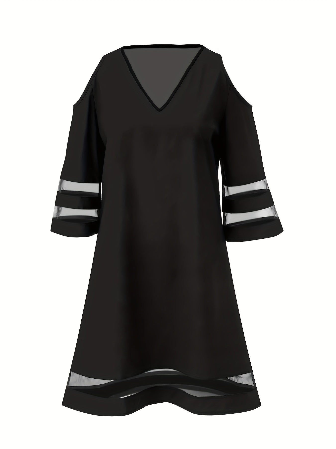 Stylish Mesh Stitch Dress for Women