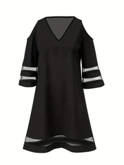 Stylish Mesh Stitch Dress for Women