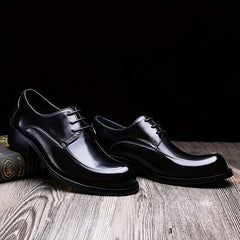 Men's Lace-up Smart Casual Dress Shoes Outdoor Rubber Sole