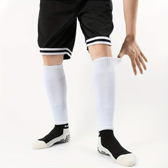 1 Pair Grip Socks Anti Slip Crew Socks for Soccer Football Basketball