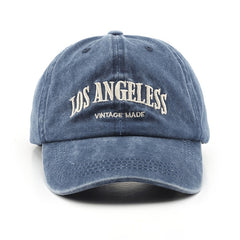 Washed & Embroidered Old Letters Men's Baseball Cap