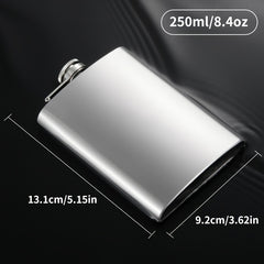 Portable Stainless Steel Liquor Hip Flask for Outdoor Adventures
