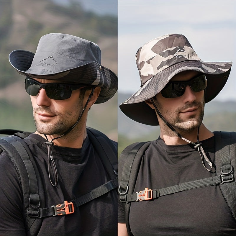 Men's Summer Bucket Hat Camouflage Fisherman Cap