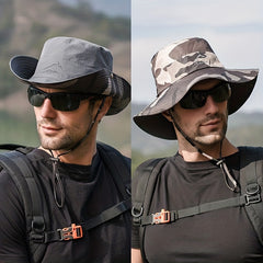Men's Summer Bucket Hat Camouflage Fisherman Cap