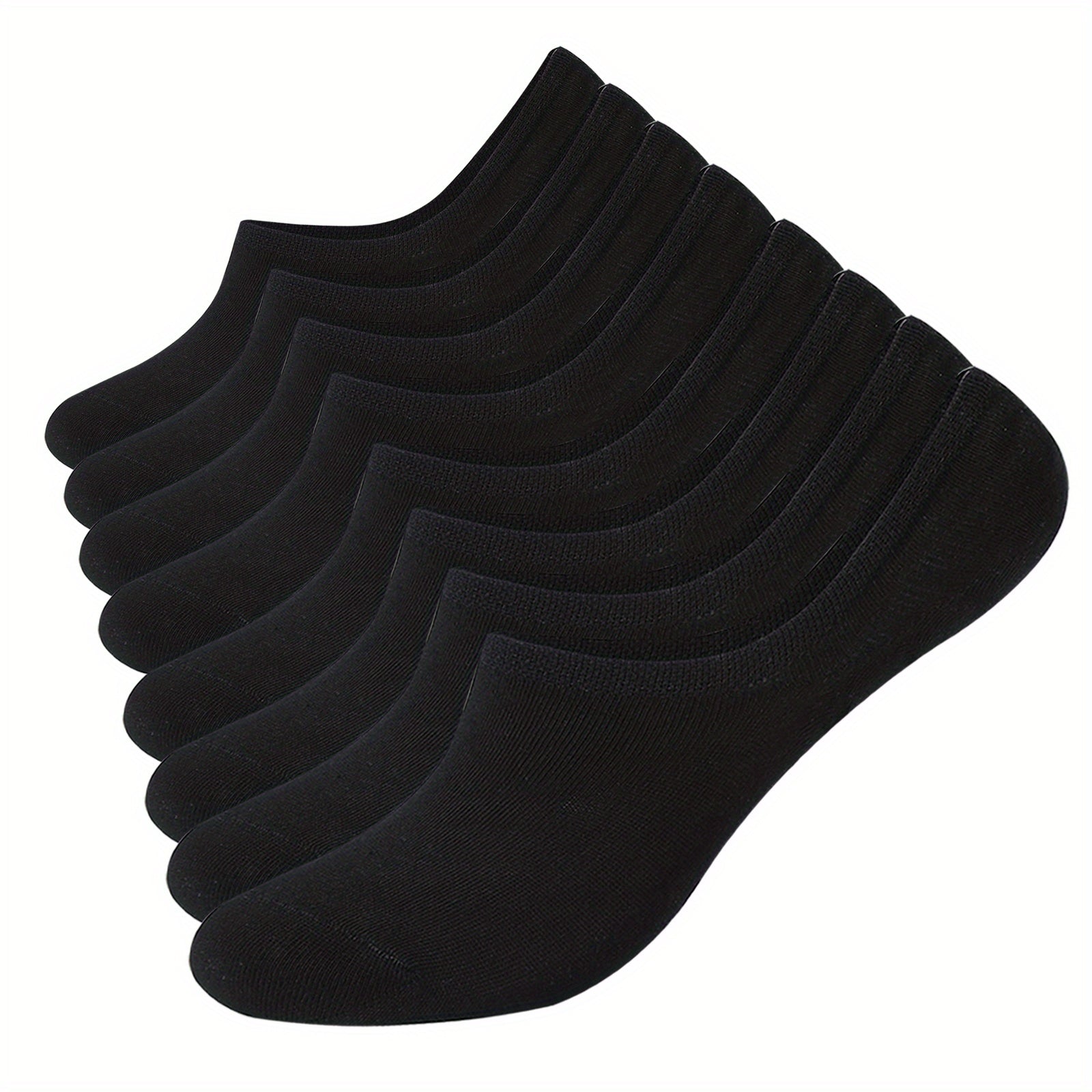 8 Pairs Solid Short Socks Non slip Ankle Socks Women's Stockings
