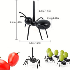 Party Decoration Ant Toothpick Dessert Forks Set