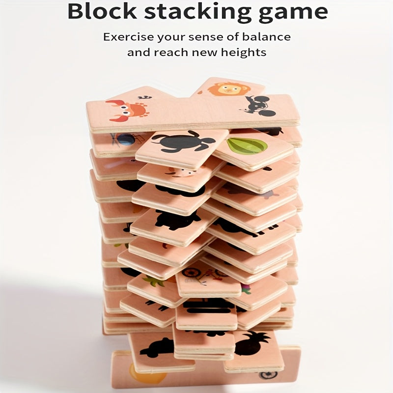36pcs Colorful Blocks Matching Game