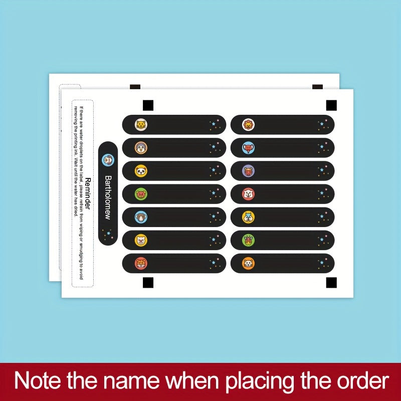 High Res Personalized Name Badges for Clear ID in School & Office