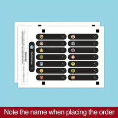 High Res Personalized Name Badges for Clear ID in School & Office