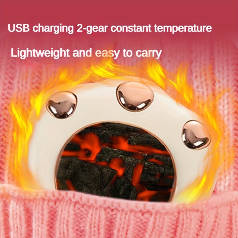 Portable Mini Heater with Night Light, 1200mAh Battery